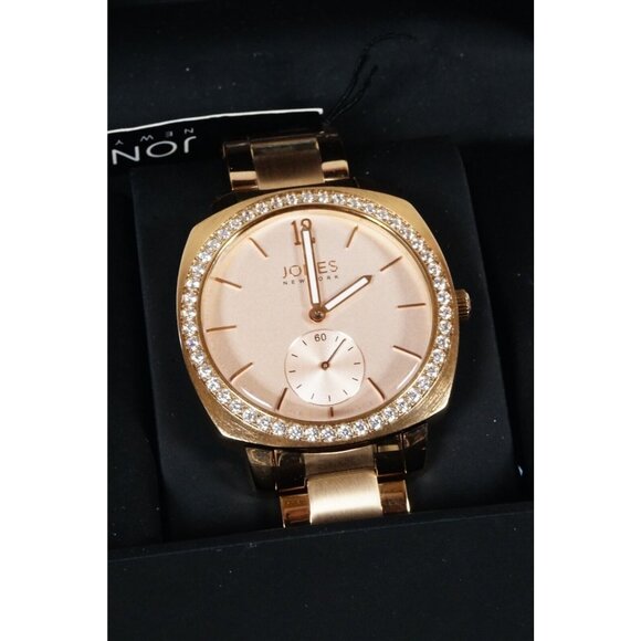 Jones New York Rose Gold Tone Classic Women\'s Watch - New Battery